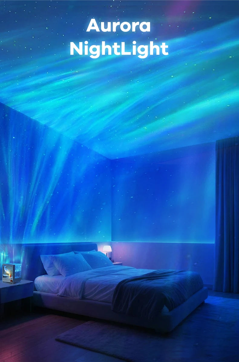 Aurora Box Projector Night Light Bluetooth Ambient Light