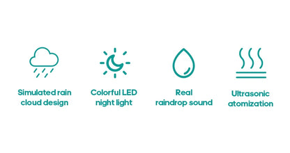 Rain Cloud Electric Air Humidifier 300ml Aroma Diffuser