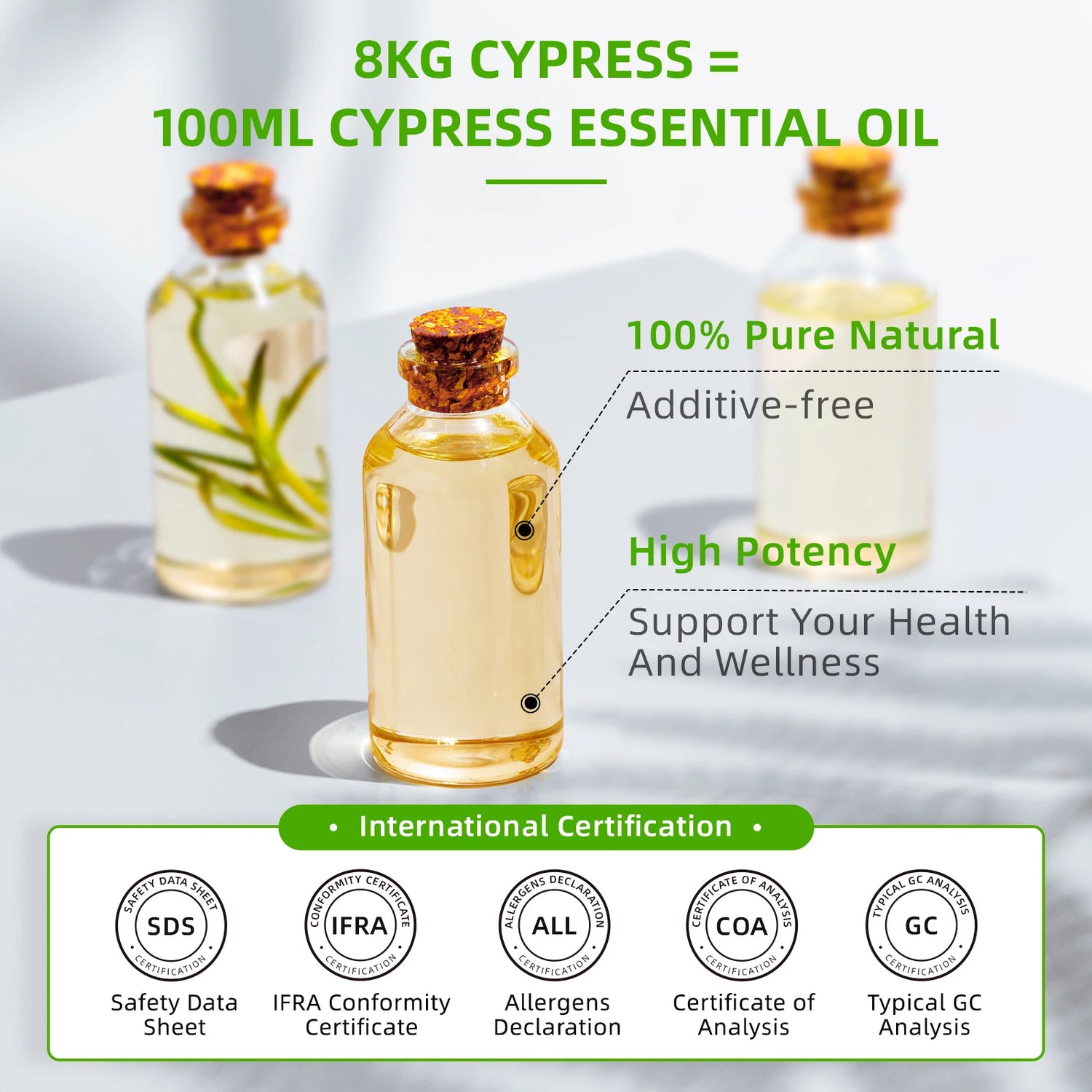 HIQILI 100ML Cypress Essential Oils