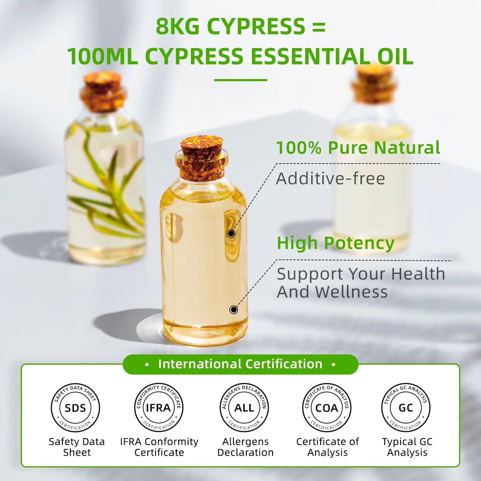 HIQILI 100ML Cypress Essential Oils
