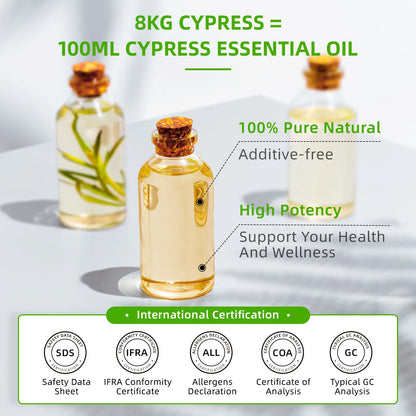 HIQILI 100ML Cypress Essential Oils