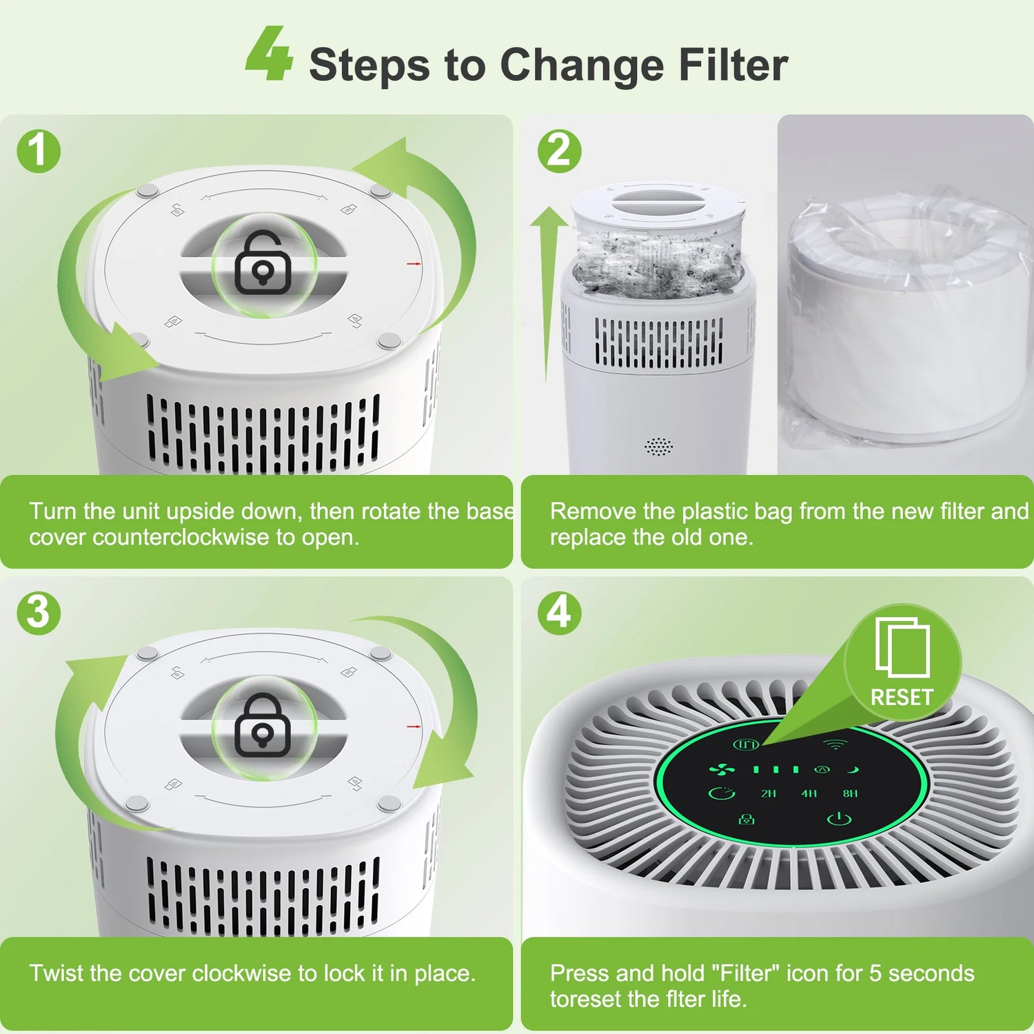 Chuboor Air Purifier for Home Office Bedroom