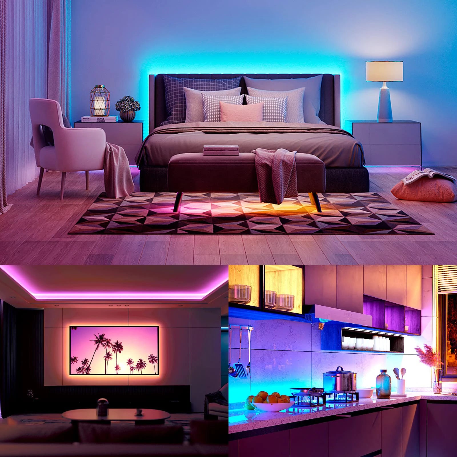 RGB USB LED Strip APP with 44 Key Remote Control