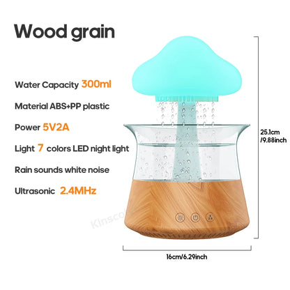 Rain Cloud Electric Air Humidifier 300ml Aroma Diffuser