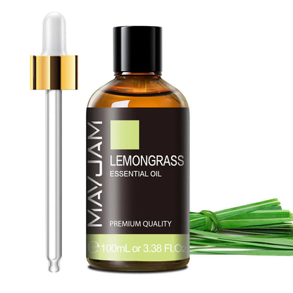 100ML Pure Plant Essential Oil Mint Bergamot Patchouli