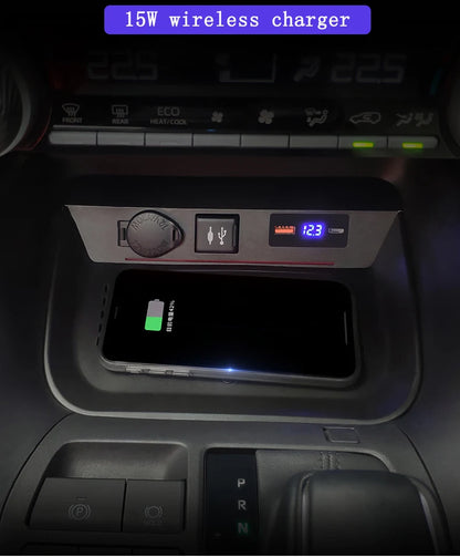 Suitable for 20-25 RAV4 car phone wireless chargers