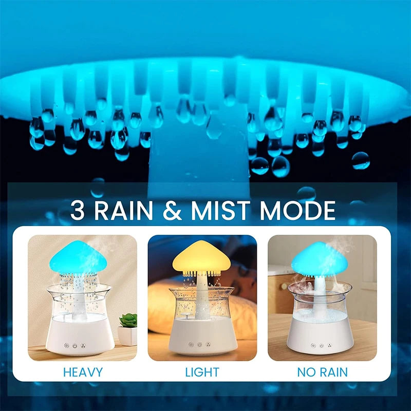 Rain Cloud Electric Air Humidifier 300ml Aroma Diffuser