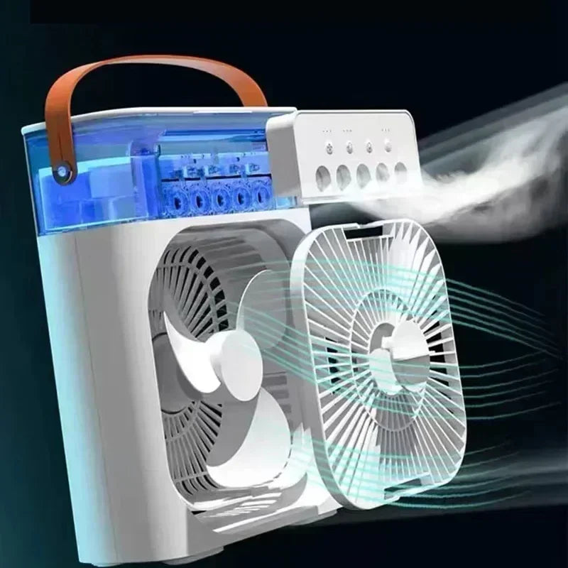 3 in 1 Portable Air Cooler LED Night Light Humidifier