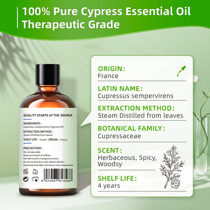 HIQILI 100ML Cypress Essential Oils