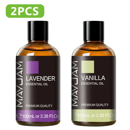 100ML Pure Plant Essential Oil Mint Bergamot Patchouli
