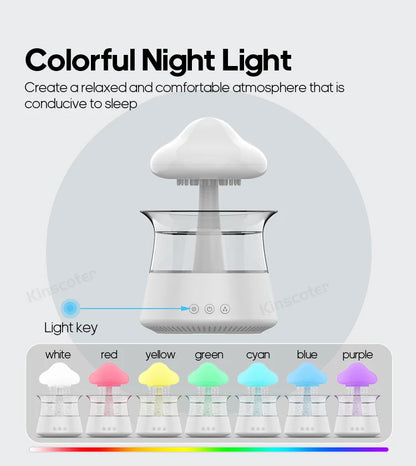 Rain Cloud Electric Air Humidifier 300ml Aroma Diffuser