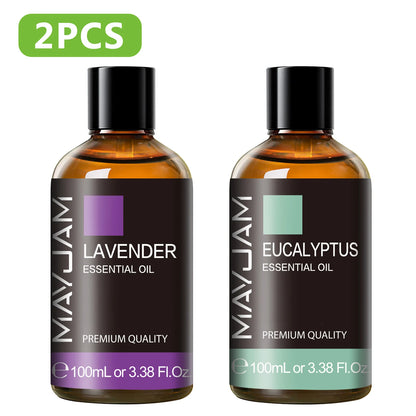 100ML Pure Plant Essential Oil Mint Bergamot Patchouli