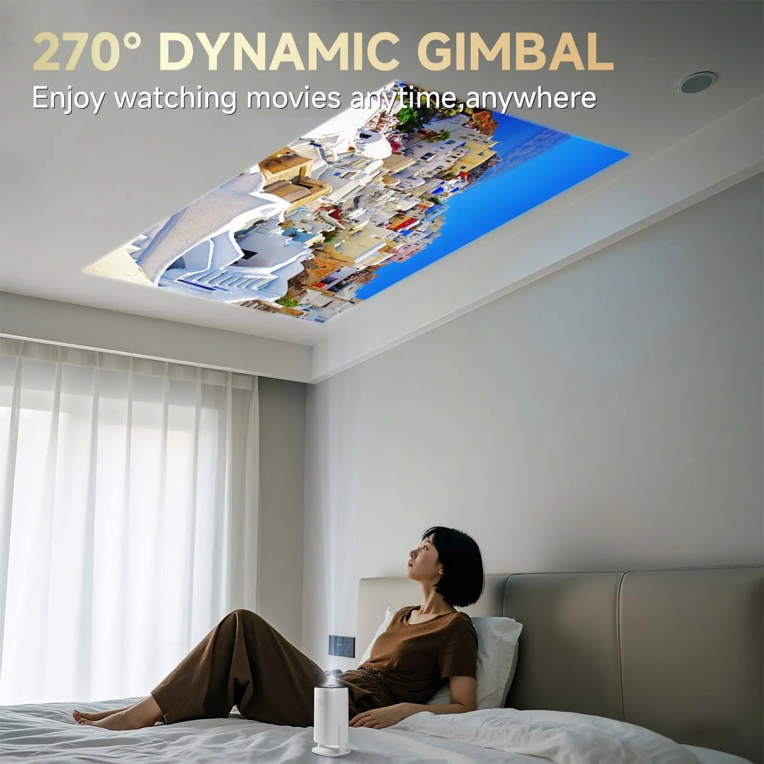 P30 PRO Smart Mini Projector Android 14