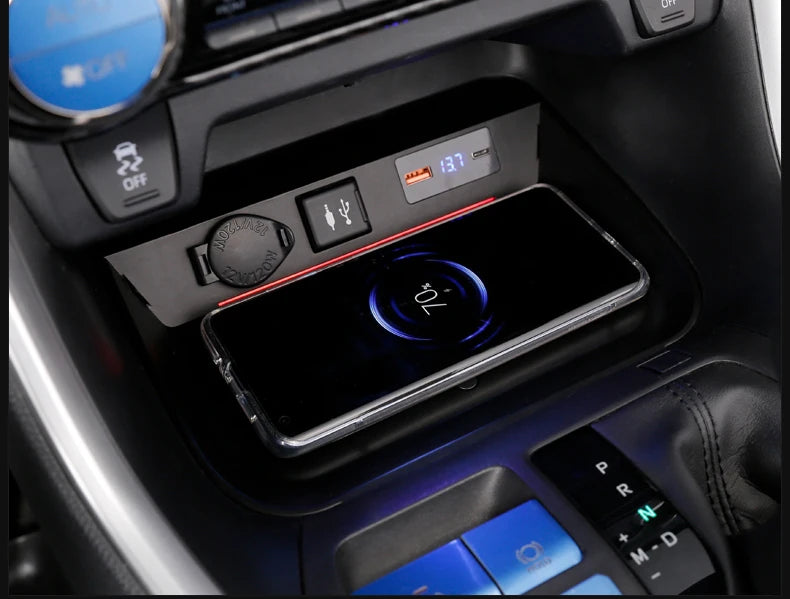 Suitable for 20-25 RAV4 car phone wireless chargers