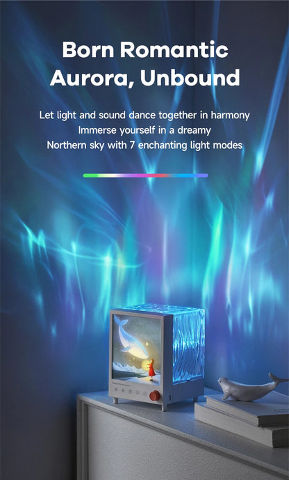 Aurora Box Projector Night Light Bluetooth Ambient Light
