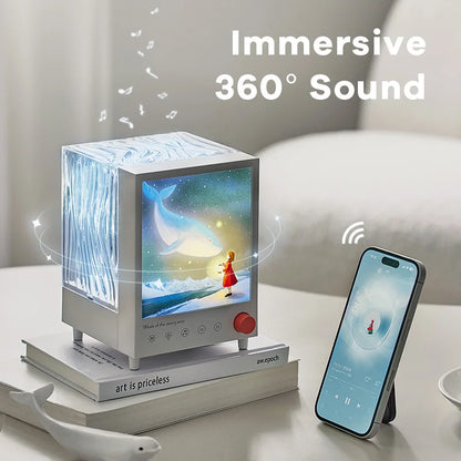 Aurora Box Projector Night Light Bluetooth Ambient Light