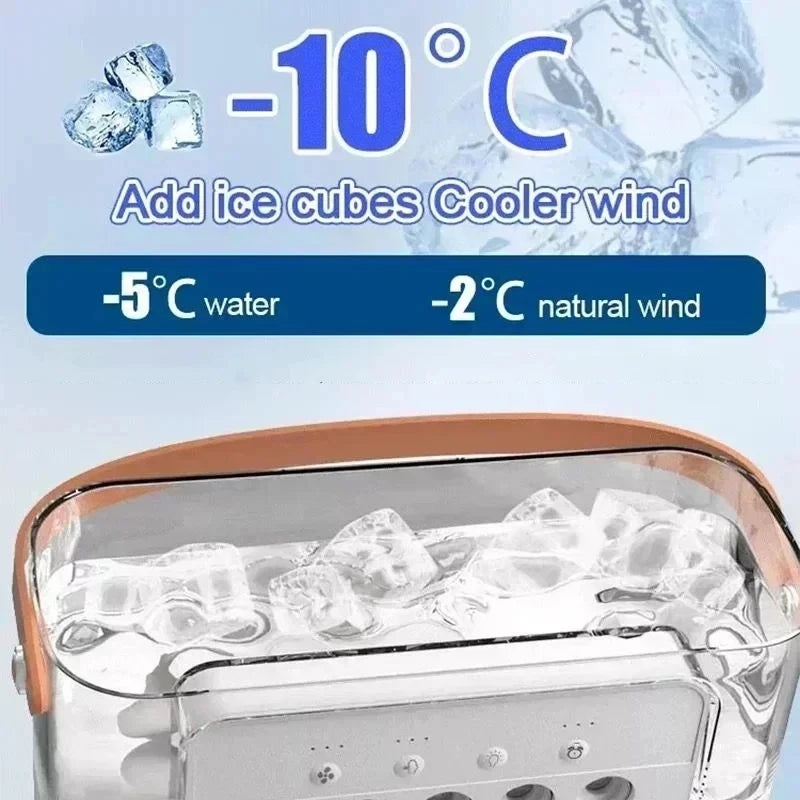 3 in 1 Portable Air Cooler LED Night Light Humidifier
