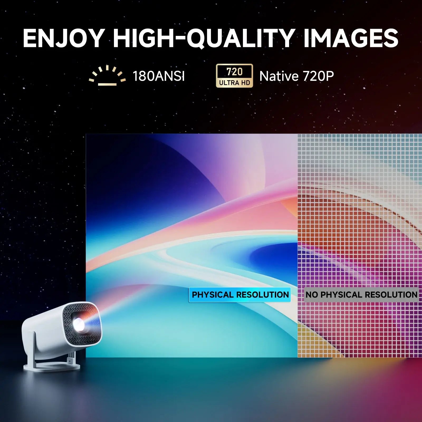 P30 PRO Smart Mini Projector Android 14