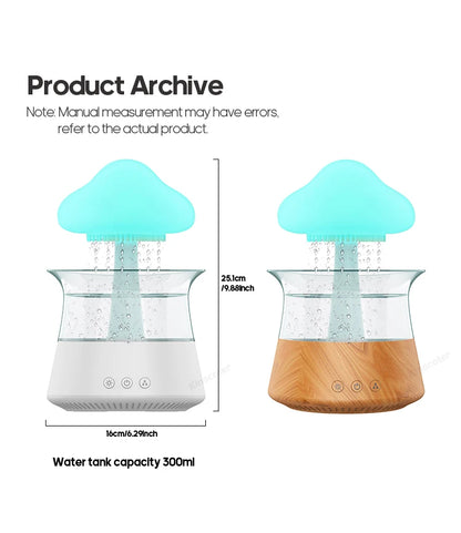 Rain Cloud Electric Air Humidifier 300ml Aroma Diffuser