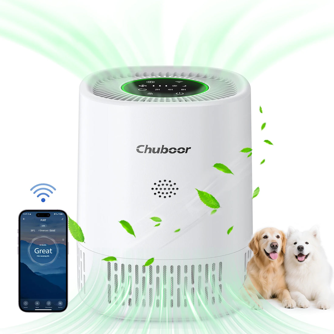 Chuboor Air Purifier for Home Office Bedroom