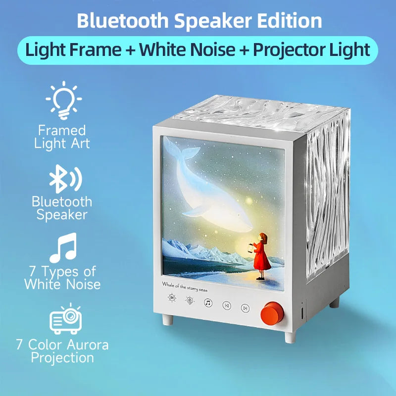 Aurora Box Projector Night Light Bluetooth Ambient Light