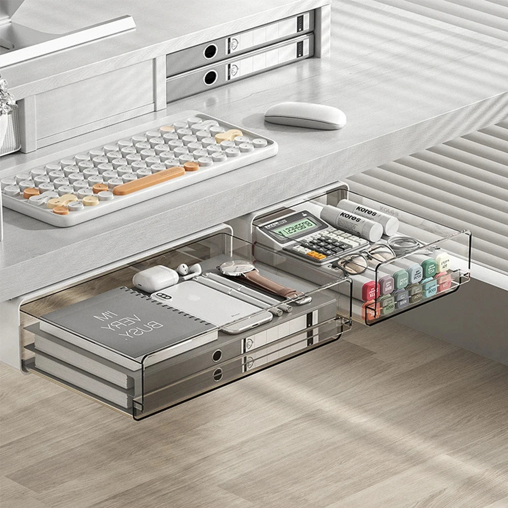 Drawer Storage Box Under Table