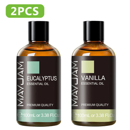 100ML Pure Plant Essential Oil Mint Bergamot Patchouli