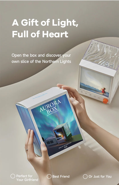 Aurora Box Projector Night Light Bluetooth Ambient Light