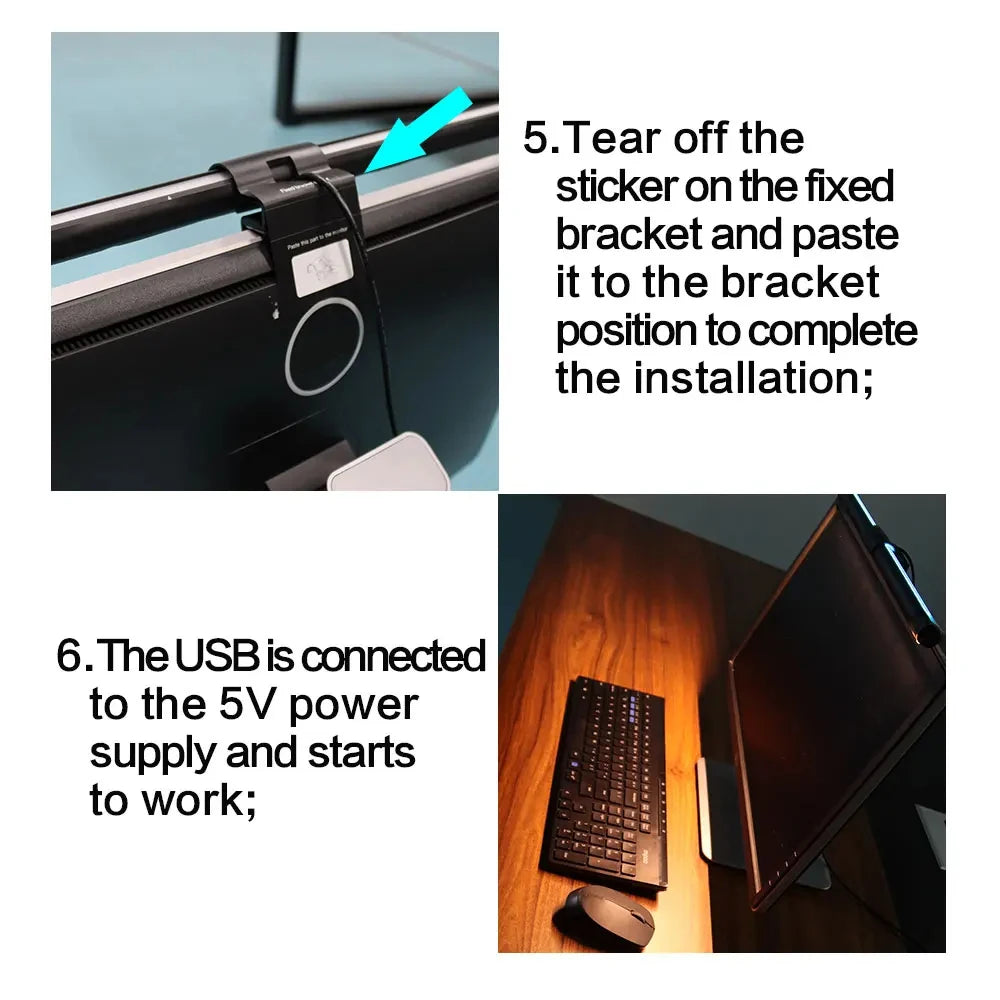 Monitor Light Bar RGB LED Liaht Bar Monitor Screen