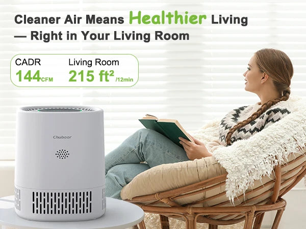 Chuboor Air Purifier for Home Office Bedroom