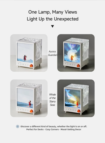 Aurora Box Projector Night Light Bluetooth Ambient Light