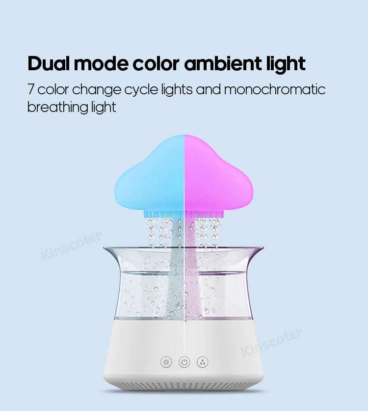 Rain Cloud Electric Air Humidifier 300ml Aroma Diffuser
