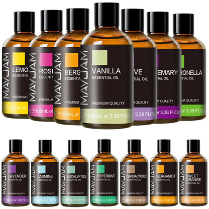 100ML Pure Plant Essential Oil Mint Bergamot Patchouli