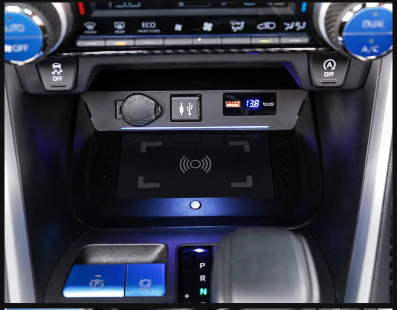 Suitable for 20-25 RAV4 car phone wireless chargers