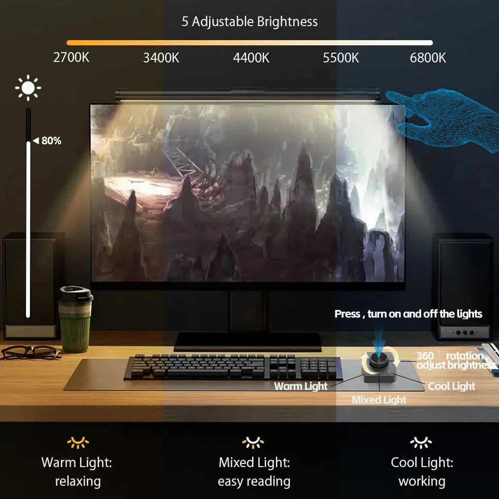 Monitor Light Bar RGB LED Liaht Bar Monitor Screen