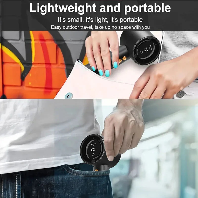 Handheld Fan Portable Turbo Fan Air Cooler Front View