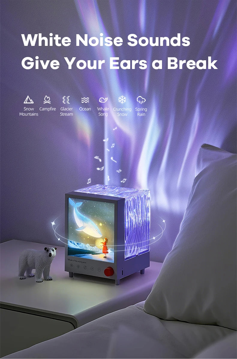 Aurora Box Projector Night Light Bluetooth Ambient Light