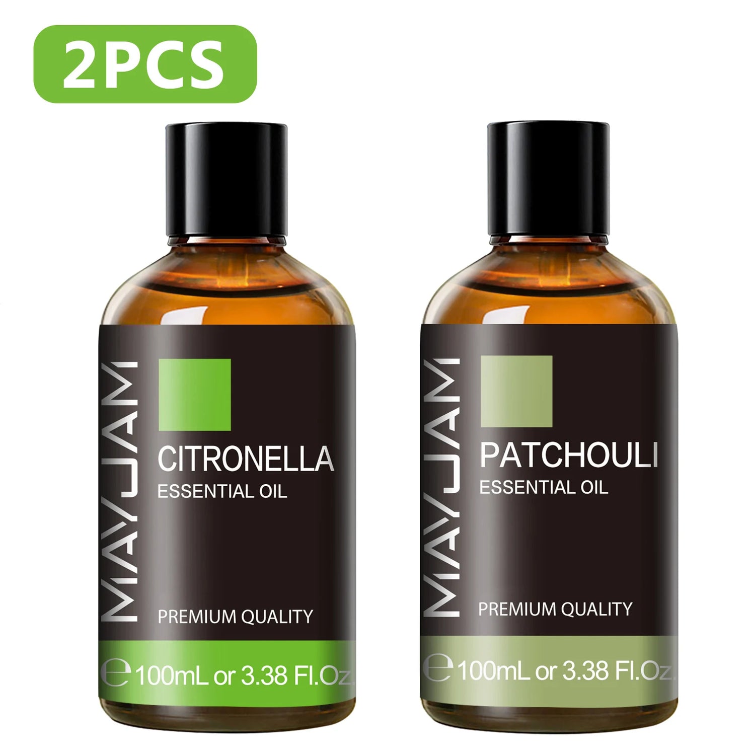 100ML Pure Plant Essential Oil Mint Bergamot Patchouli