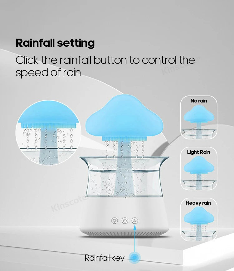 Rain Cloud Electric Air Humidifier 300ml Aroma Diffuser