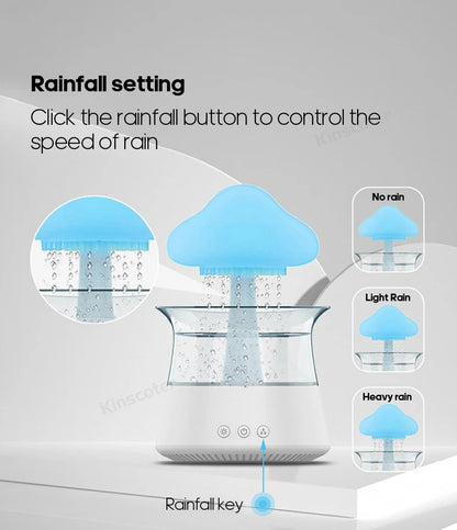 Rain Cloud Electric Air Humidifier 300ml Aroma Diffuser