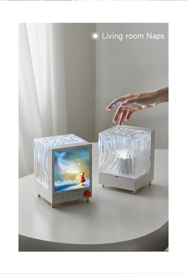 Aurora Box Projector Night Light Bluetooth Ambient Light