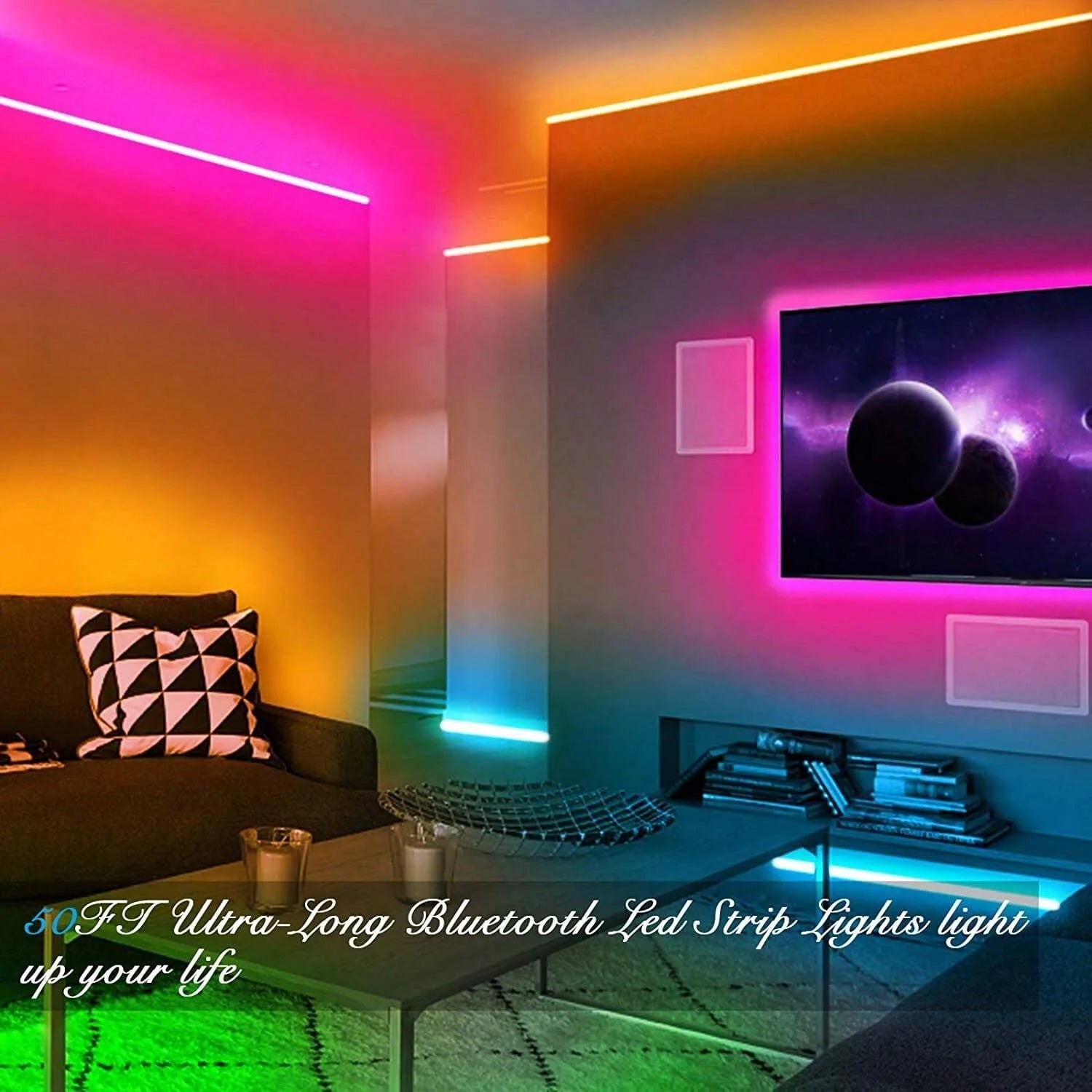 RGB USB LED Strip APP with 44 Key Remote Control